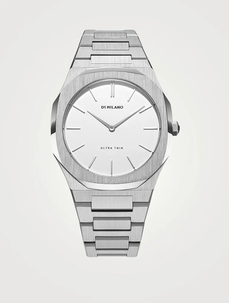 Ultra Thin Stainless Steel Bracelet Watch