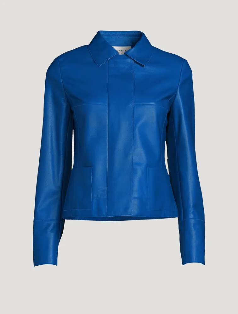 Boxy Leather Jacket