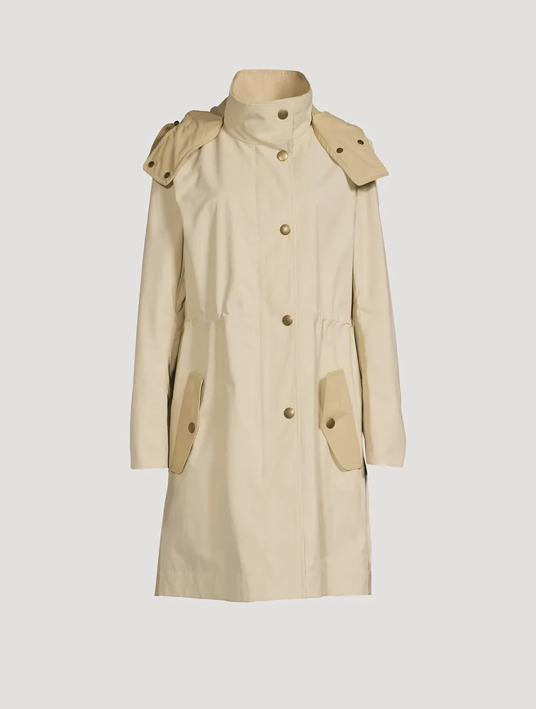 Cotton Techno Trench Coat