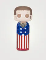 Elton John USA Wood Kokeshi Doll