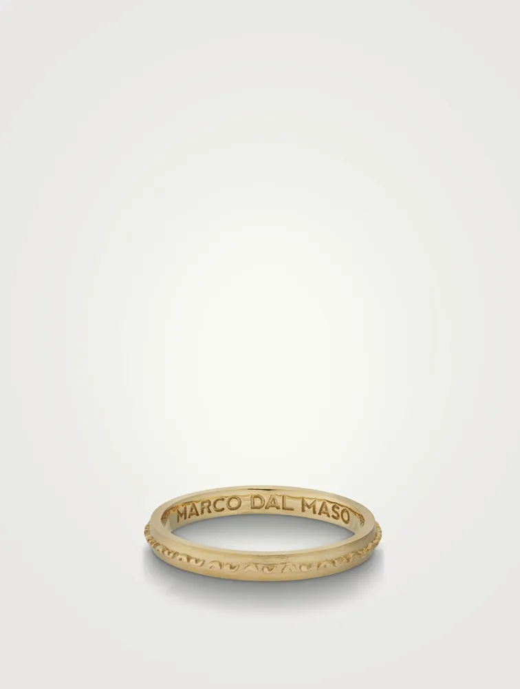 Icon 18K Gold Slim Eternity Band