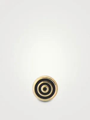 Acies 18K Gold Ipnotic Stud Mono Earring