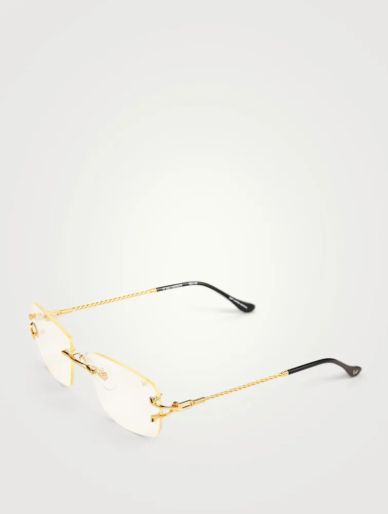 VF Bal Harbour Drill Mount 24K Gold Plated Sunglasses