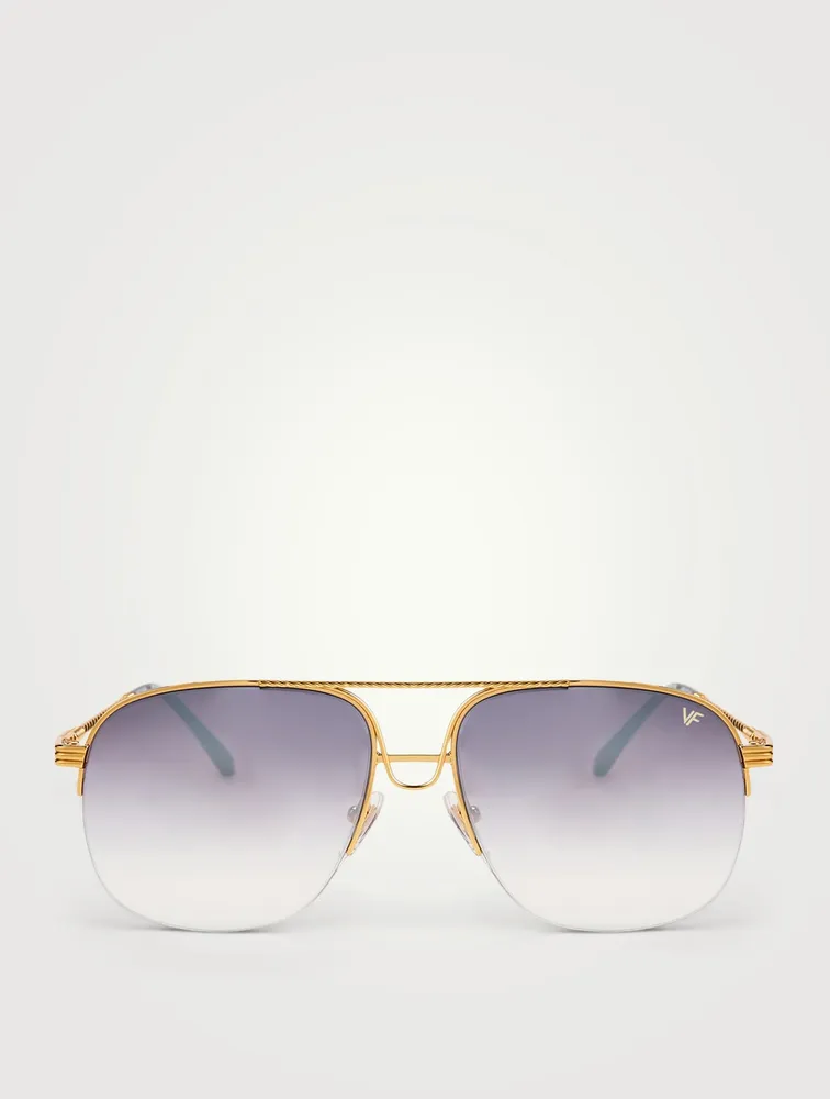 VF Collins 24K Gold Aviator Sunglasses