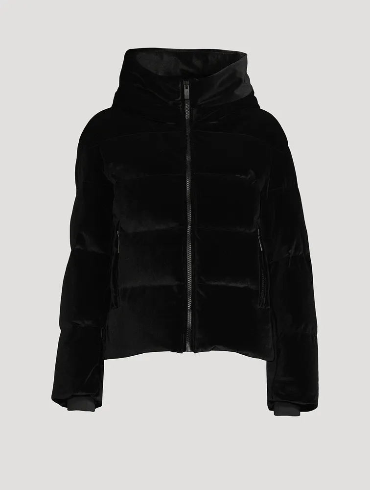 Barsy Down Velour Jacket