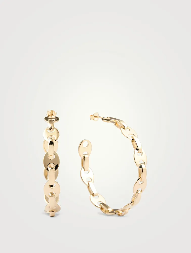 Nano Eight Hoop Earrings