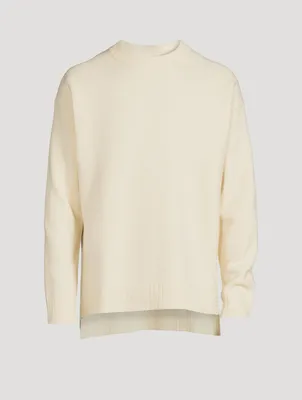 Wool Oversized Crewneck Sweater