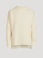 Wool Oversized Crewneck Sweater