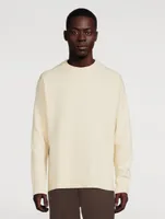 Wool Oversized Crewneck Sweater