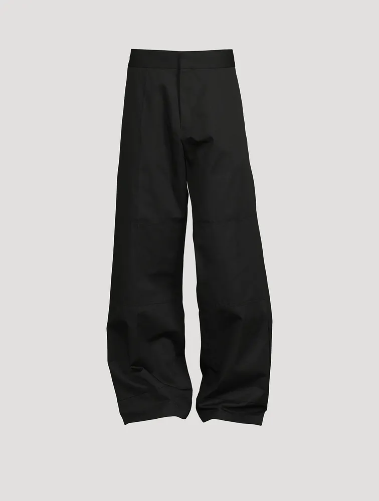 Cotton-Blend Workwear Pants
