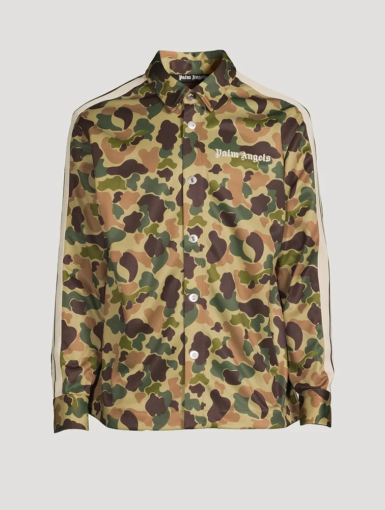 Camouflage Long-Sleeve Track Shirt