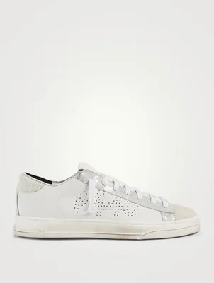 Jack Perforated Leather Sneakers