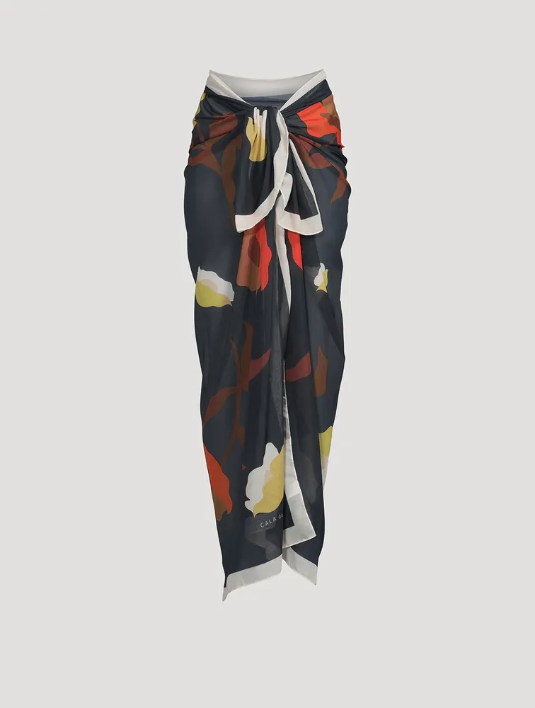 Amelia Recycled Polyester Printed Sarong
