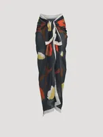 Amelia Recycled Polyester Printed Sarong