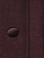 Nadine Lurex Double-Breasted Blazer