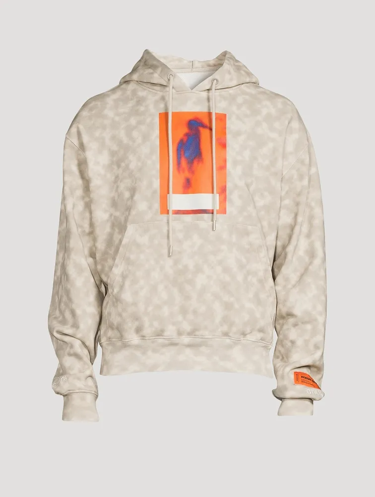 Noise Censored Heron Cotton Hoodie