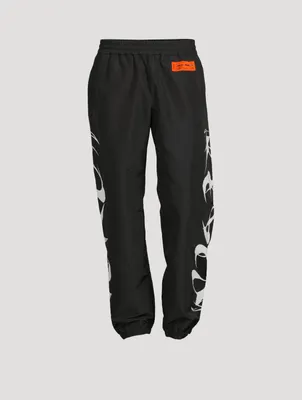 Brush Nylon Track Pants