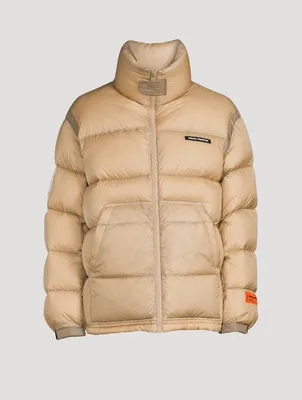 Treated Nylon Puffer Jacket