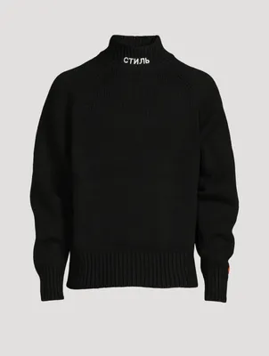 Wool-Blend Turtleneck Sweater