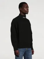 Wool-Blend Turtleneck Sweater