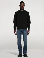 Wool-Blend Turtleneck Sweater