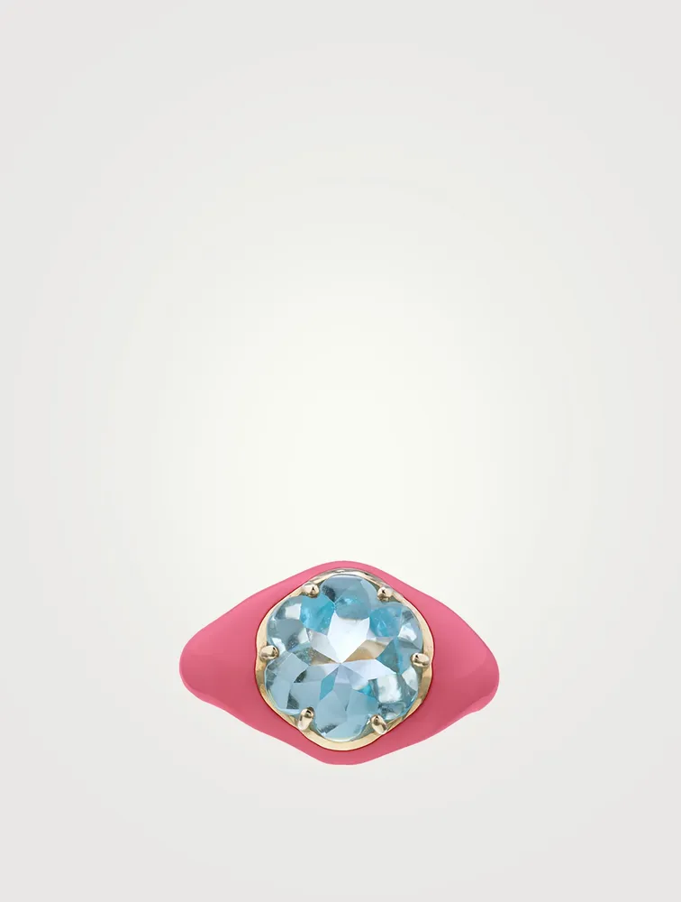 Da Funkadelic Signet Ring With Topaz