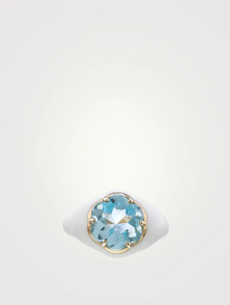 Da Funkadelic Signet Ring With Topaz