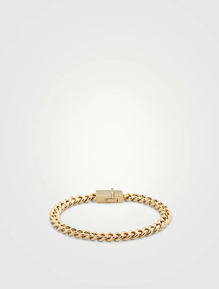 Thick Rounded Curb Bracelet