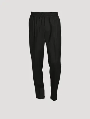 Wool-Blend Jogger Pants