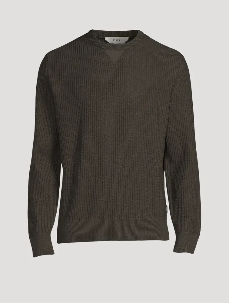 Wool Ribbed Sweater