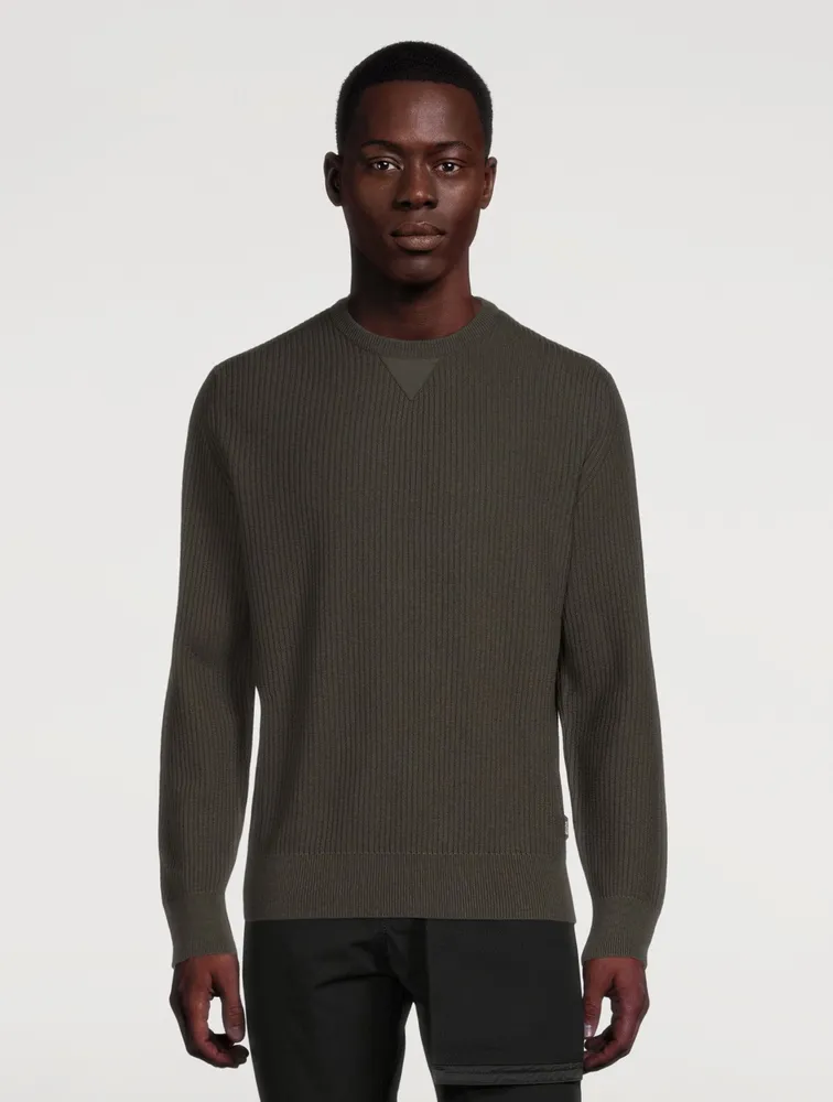 Wool Ribbed Sweater