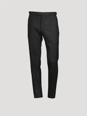 Wool And Silk Pants