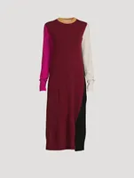 Colourblock Sweater Dress