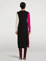 Colourblock Sweater Dress