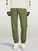 Nylon Pants With Embroidery