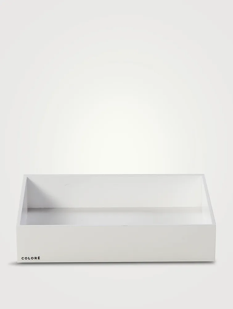 Large Opaque Acrylic Tray