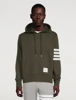 Classic Loop Back Hoodie With Engineered 4-Bar