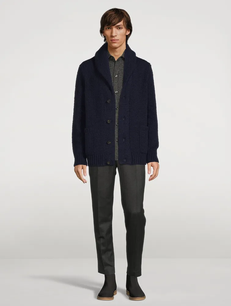 Cashmere And Silk Bouclé Cardigan