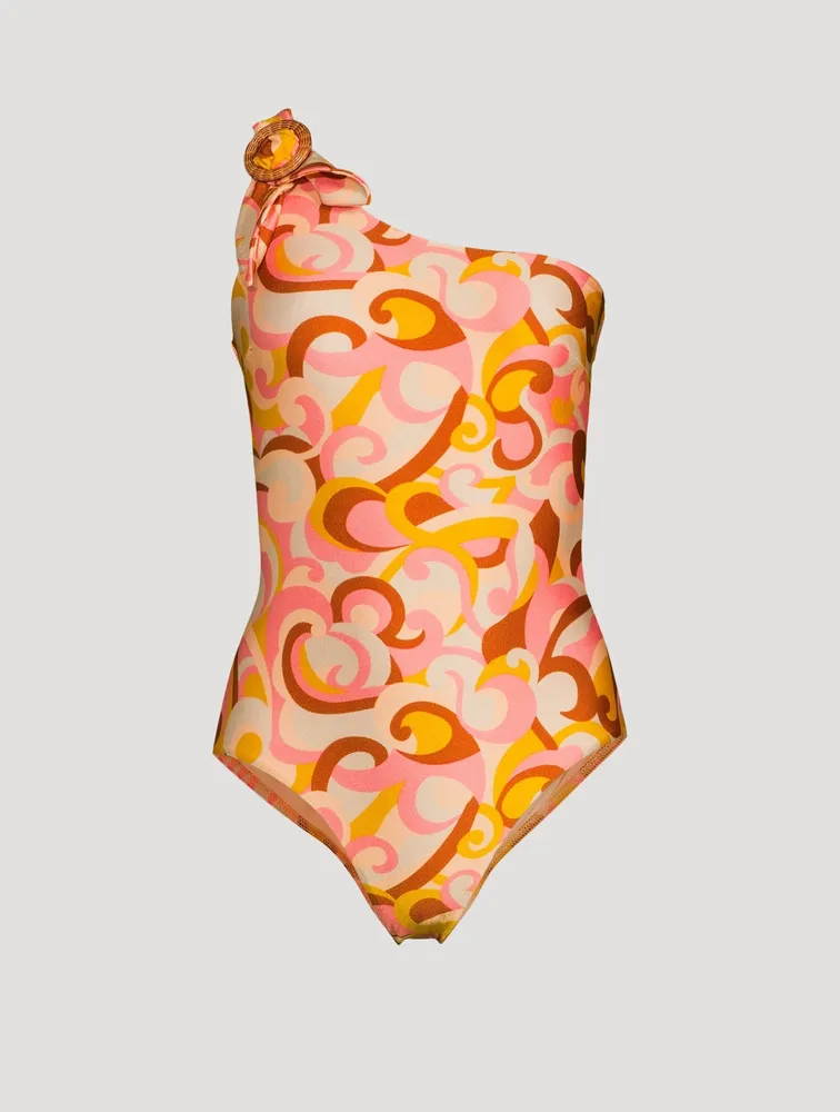 Mae Buckle Shoulder One-Piece Swimsuit