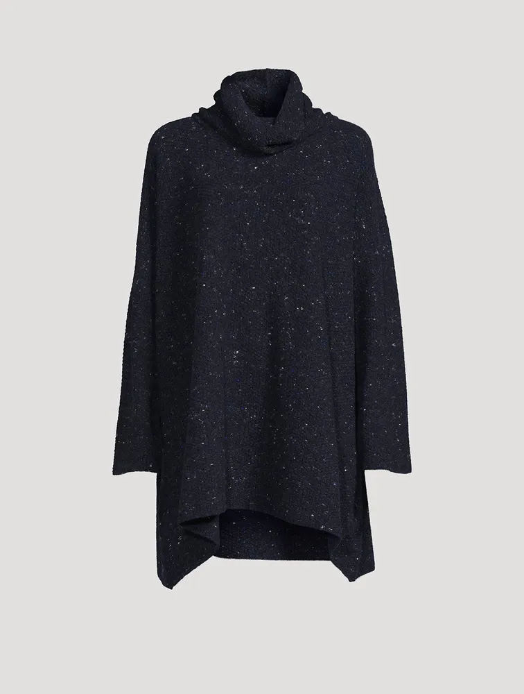 Monks Tweed Turtleneck Long Sweater
