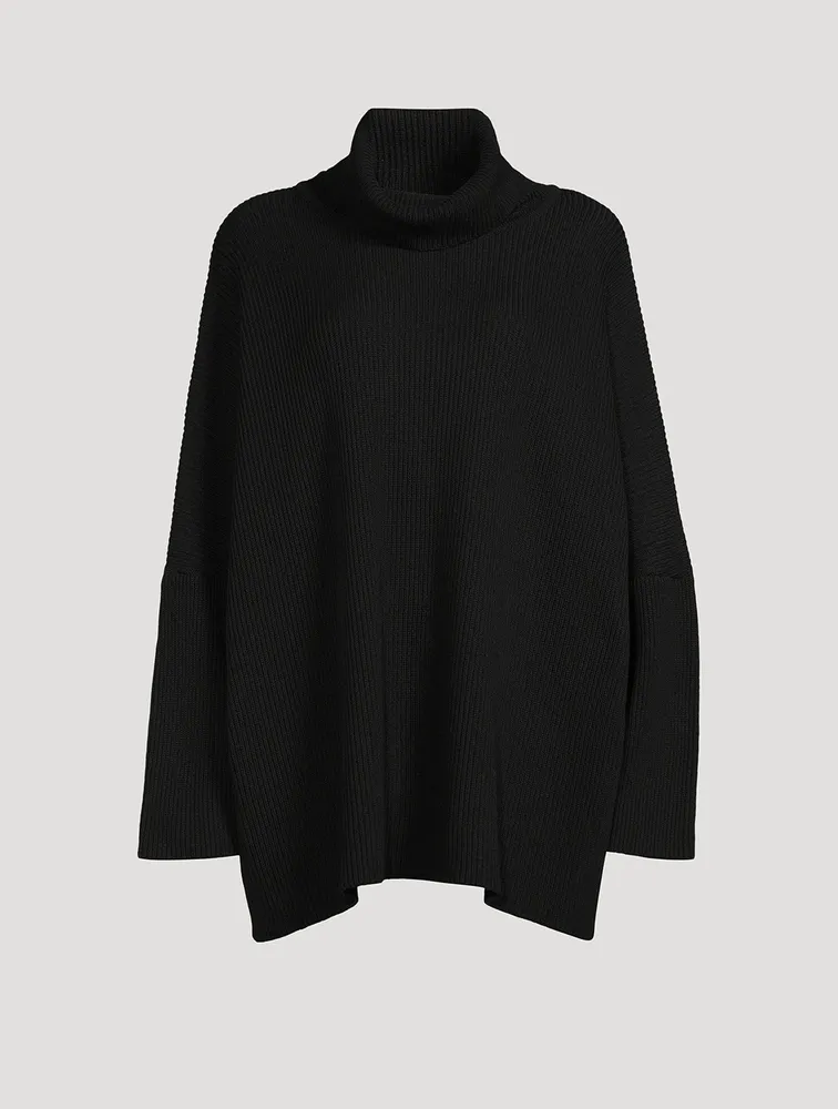 Scrunch-Neck Silk And Cashmere Sweater