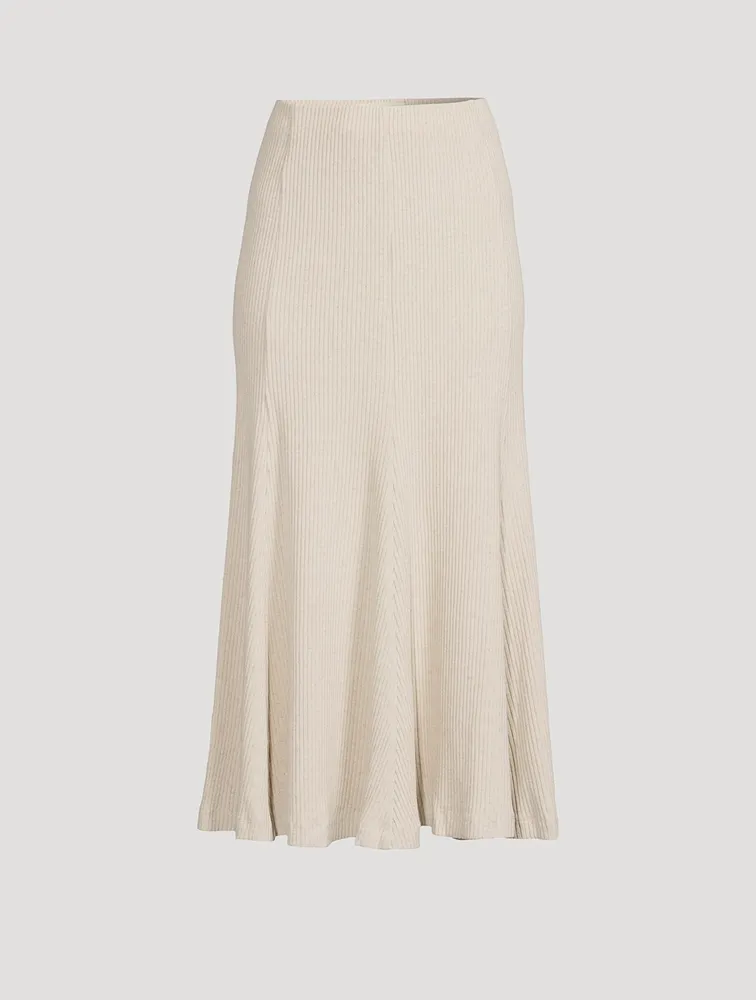 Meda Knit High-Waisted Midi Skirt