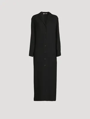 Marjo Silk Cady Shirt Dress