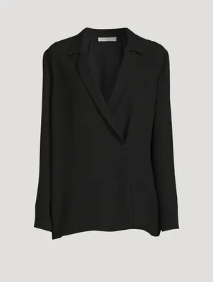 Kastia Silk Wrap Blouse
