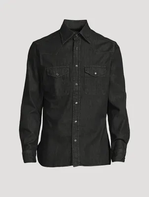 Denim Slim-Fit Shirt
