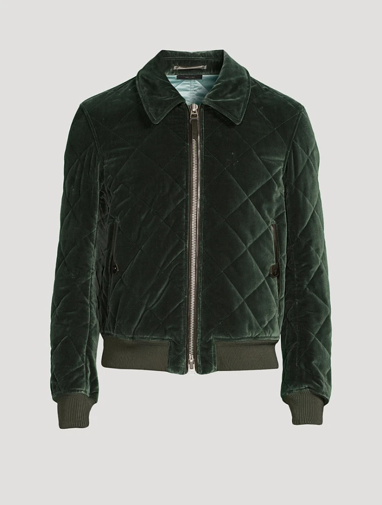 Velvet Quilted Jacket