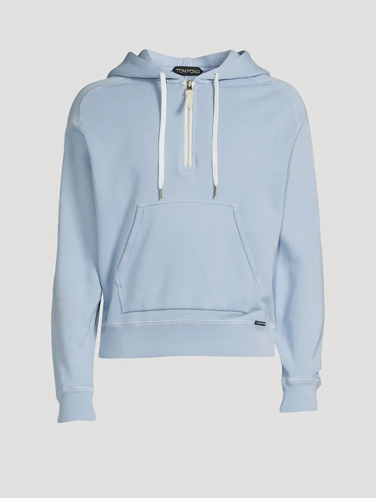 Cotton Half-Zip Hoodie
