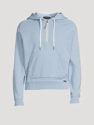 Cotton Half-Zip Hoodie