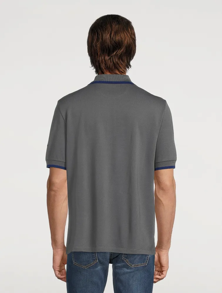 Gents Cotton Short-Sleeve Polo Shirt