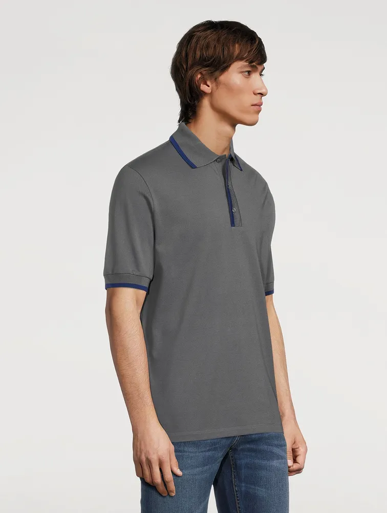 Gents Cotton Short-Sleeve Polo Shirt